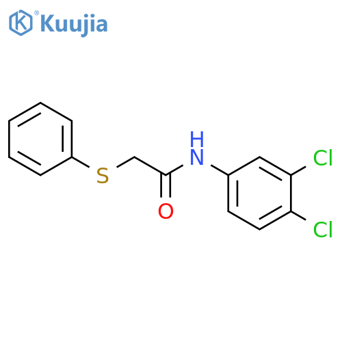 N-(3,4-dichlorophenyl)-2-(phenylsulfanyl)acetamide structure
