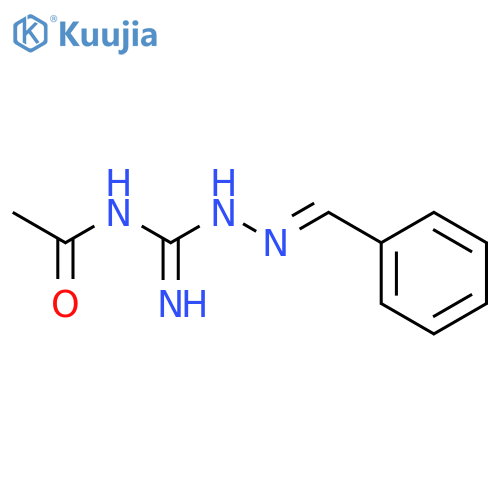 Acetamide, N-[imino[(phenylmethylene)hydrazino]methyl]- structure