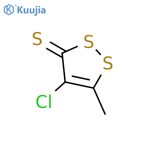 3H-1,2-DITHIOLE-3-THIONE, 4-CHLORO-5-METHYL- structure