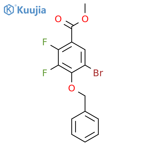 Methyl 4-(benzyloxy)-5-bromo-2,3-difluorobenzoate structure