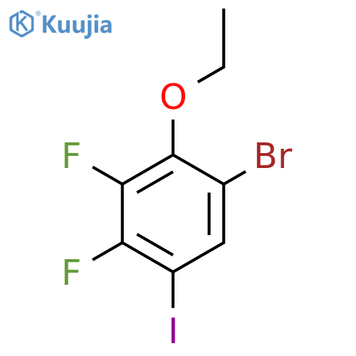 1-Bromo-2-ethoxy-3,4-difluoro-5-iodobenzene structure