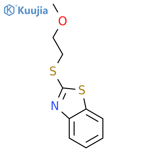 benzothiazole, 2-[(2-methoxyethyl)thio]- (7ci,8ci) structure