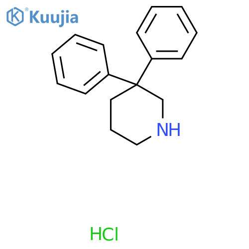 3,3-Diphenylpiperidine hydrochloride structure