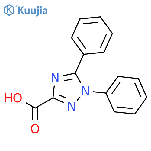 1,5-diphenyl-1H-1,2,4-triazole-3-carboxylic acid structure