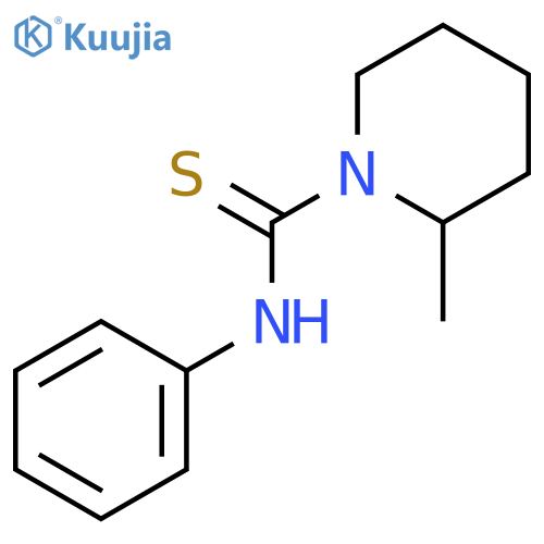 1-Piperidinecarbothioamide, 2-methyl-N-phenyl- structure