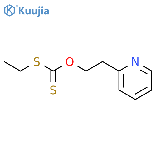 Carbonodithioic acid, S-ethyl O-[2-(2-pyridinyl)ethyl] ester structure