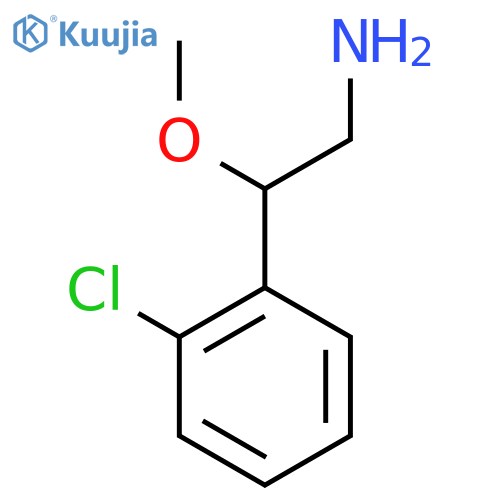 2-(2-Chlorophenyl)-2-methoxyethan-1-amine structure
