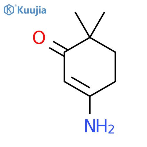 3-amino-6,6-dimethylcyclohex-2-en-1-one structure