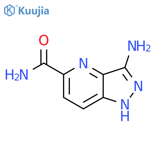 3-Amino-1H-pyrazolo[4,3-b]pyridine-5-carboxylic acid amide structure