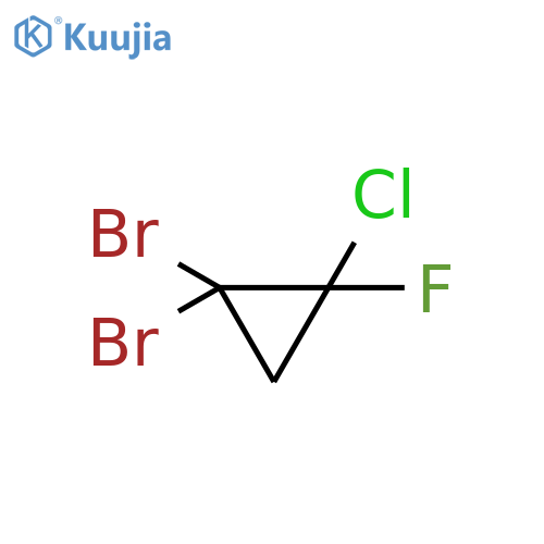 Cyclopropane,1,1-dibromo-2-chloro-2-fluoro- structure