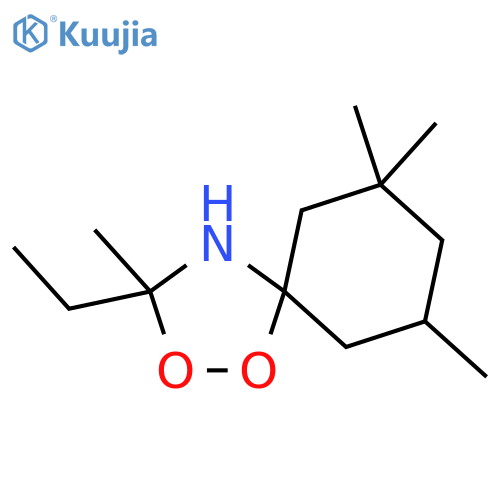1,2-Dioxa-4-azaspiro[4.5]decane, 3-ethyl-3,7,7,9-tetramethyl- structure