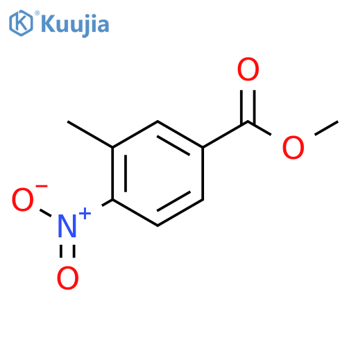 Methyl 3-methyl-4-nitrobenzoate structure