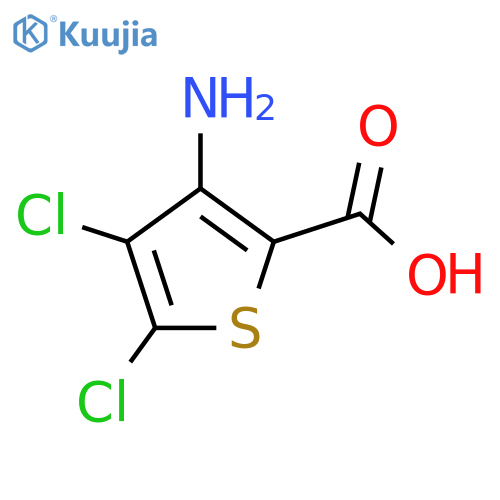 3-Amino-4,5-dichlorothiophene-2-carboxylic acid structure