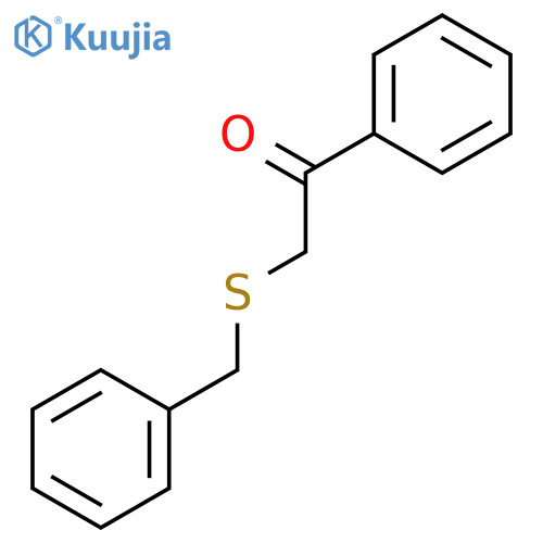 Ethanone,1-phenyl-2-[(phenylmethyl)thio]- structure