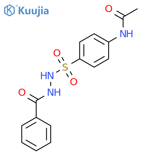 Benzoic acid, 2-[[4-(acetylamino)phenyl]sulfonyl]hydrazide structure