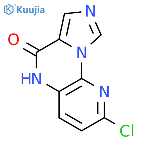 2-Chloroimidazo[1,5-a]pyrido[3,2-e]pyrazin-6(5H)-one structure