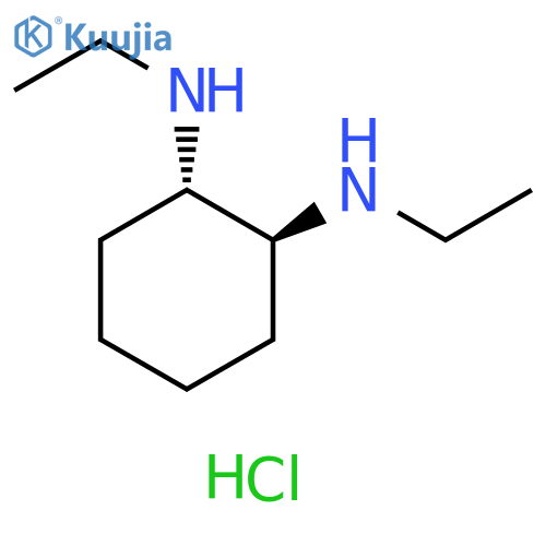 (1S,2S)-N1,N2-diethylcyclohexane-1,2-diamine dihydrochloride structure