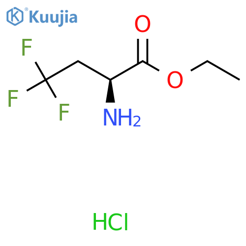 (S)-2-Amino-4,4,4-trifluoro-butyric acid ethyl ester hydrochloride structure