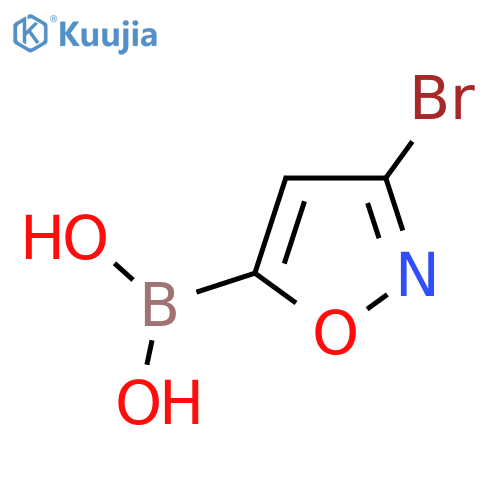(3-bromo-1,2-oxazol-5-yl)boronic acid structure