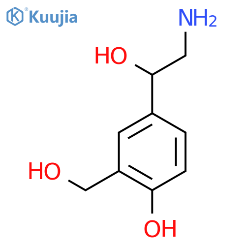 1,3-Benzenedimethanol, a1-(aminomethyl)-4-hydroxy- structure