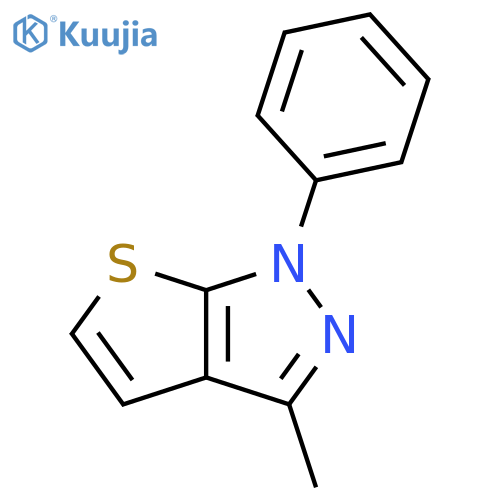 3-methyl-1-phenyl-1H-thieno2,3-cpyrazole structure