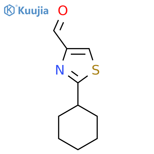 2-cyclohexyl-1,3-thiazole-4-carbaldehyde structure