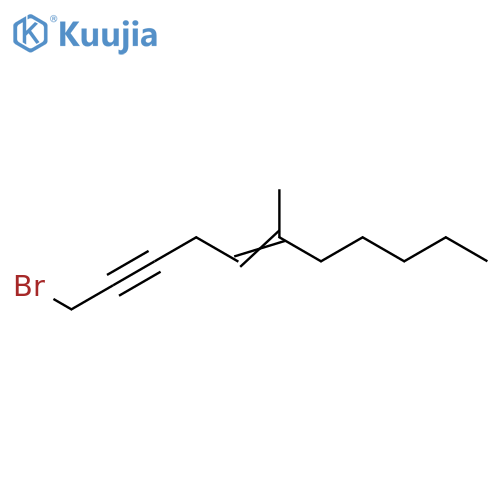 5-Undecen-2-yne, 1-bromo-6-methyl- structure