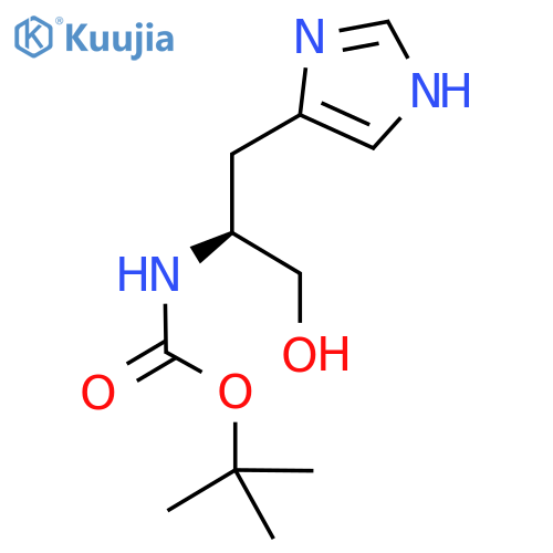 BOC-(R)-2-AMINO-3-(4-IMIDAZOLYL)PROPANOL structure