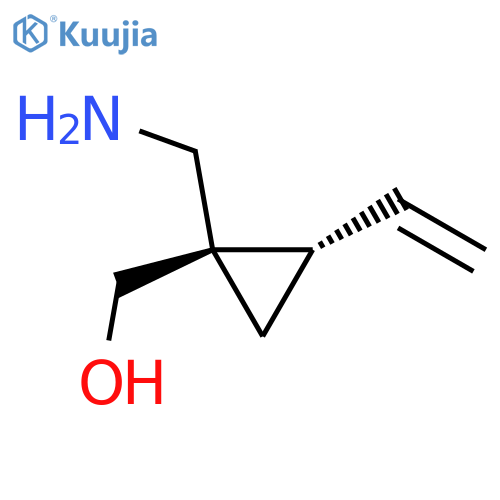 [(1R,2S)-1-(Aminomethyl)-2-ethenylcyclopropyl]methanol structure