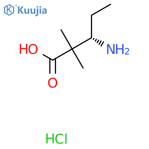 (3S)-3-Amino-2,2-dimethylpentanoic acid;hydrochloride structure