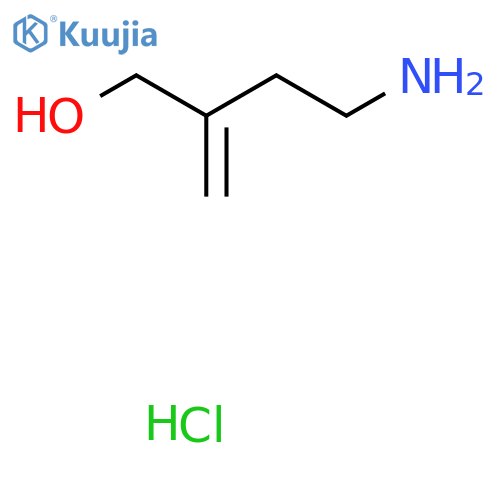 4-Amino-2-methylidenebutan-1-ol;hydrochloride structure
