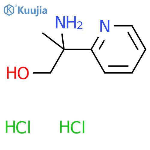 2-Amino-2-(pyridin-2-yl)propan-1-ol dihydrochloride structure