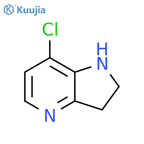 7-Chloro-2,3-dihydro-1H-pyrrolo[3,2-b]pyridine structure