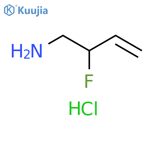 3-Buten-1-amine, 2-fluoro-, hydrochloride (1:1) structure