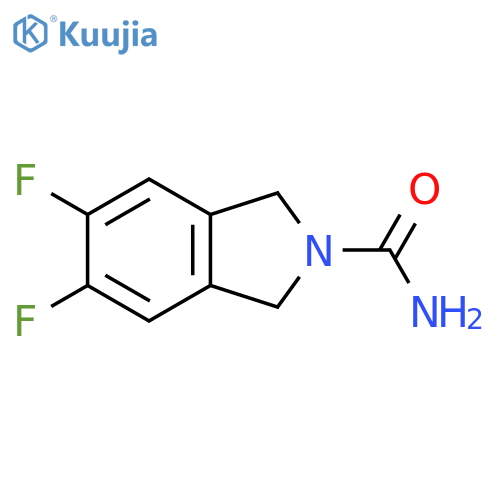 5,6-difluoro-2,3-dihydro-1H-isoindole-2-carboxamide structure