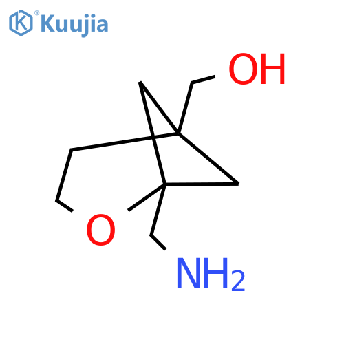 [1-(Aminomethyl)-2-oxabicyclo[3.1.1]heptan-5-yl]methanol structure