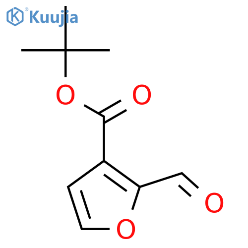 Tert-butyl 2-formylfuran-3-carboxylate structure