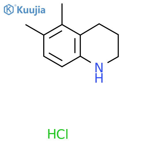 5,6-Dimethyl-1,2,3,4-tetrahydroquinoline hydrochloride structure