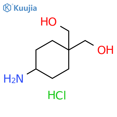 1,1-Cyclohexanedimethanol, 4-amino-, hydrochloride (1:1) structure