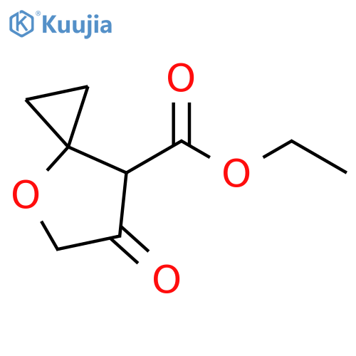 Ethyl 6-oxo-4-oxaspiro[2.4]heptane-7-carboxylate structure
