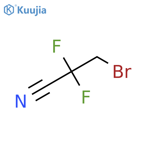 3-Bromo-2,2-difluoropropanenitrile structure