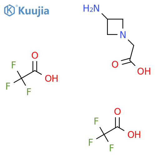 2-(3-Aminoazetidin-1-YL)acetic acid 2tfa structure