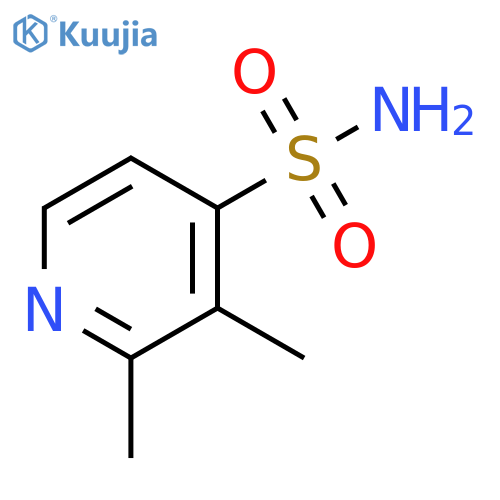 2,3-Dimethyl-4-pyridinesulfonamide structure