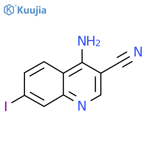 4-Amino-7-iodoquinoline-3-carbonitrile structure