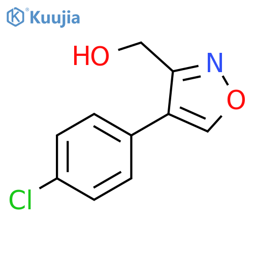 3-Isoxazolemethanol, 4-(4-chlorophenyl)- structure