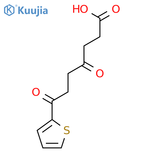 4,7-Dioxo-7-(thiophen-2-yl)heptanoic acid structure