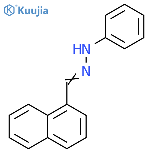 1-Naphthalenecarboxaldehyde, phenylhydrazone structure
