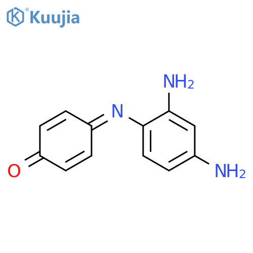 Phenol,4-[(2-amino-4-imino-2,5-cyclohexadien-1-ylidene)amino]- structure