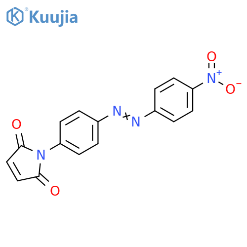 1H-Pyrrole-2,5-dione, 1-[4-[(4-nitrophenyl)azo]phenyl]- structure