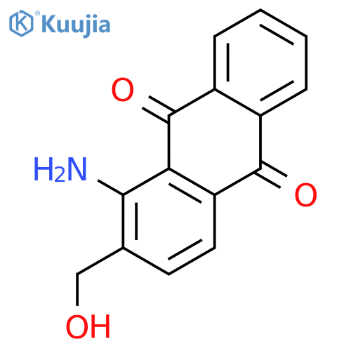9,10-Anthracenedione,1-amino-2-(hydroxymethyl)- structure